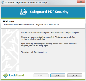 add security in pdf24 creator